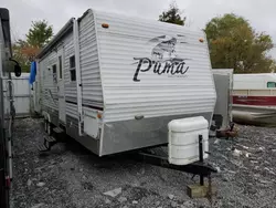 Salvage trucks for sale at Albany, NY auction: 2006 Puma Trailer