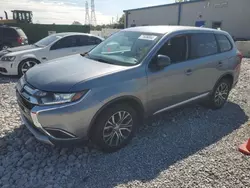 Salvage cars for sale at Barberton, OH auction: 2017 Mitsubishi Outlander ES