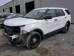 Salvage cars for sale at Jacksonville, FL auction: 2018 Ford Explorer Police Interceptor