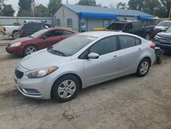 Salvage cars for sale at Wichita, KS auction: 2015 KIA Forte LX