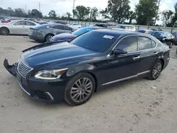 Salvage cars for sale at Riverview, FL auction: 2014 Lexus LS 460