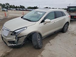 Salvage cars for sale at Pekin, IL auction: 2017 Cadillac XT5 Luxury