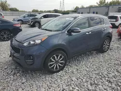 Salvage cars for sale at Barberton, OH auction: 2017 KIA Sportage EX