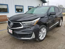 Salvage cars for sale at Pekin, IL auction: 2019 Acura RDX