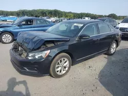 Salvage cars for sale at Assonet, MA auction: 2016 Volkswagen Passat S