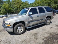 Salvage cars for sale at Austell, GA auction: 2001 Chevrolet Tahoe C1500