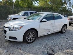 Salvage cars for sale at Cicero, IN auction: 2015 Chevrolet Malibu 1LT