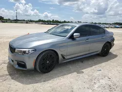 Salvage cars for sale at Arcadia, FL auction: 2018 BMW 530E