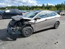 Salvage cars for sale at Windham, ME auction: 2013 Hyundai Accent GLS