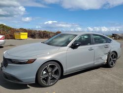 Salvage cars for sale at Kapolei, HI auction: 2024 Honda Accord Hybrid Sport