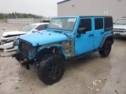 Salvage cars for sale at Franklin, WI auction: 2018 Jeep Wrangler Unlimited Sport