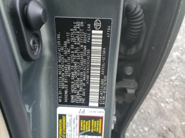 2012 Toyota Camry Base