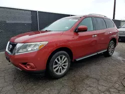 Vehiculos salvage en venta de Copart Woodhaven, MI: 2014 Nissan Pathfinder S