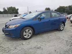 Salvage cars for sale at Mebane, NC auction: 2013 Honda Civic LX