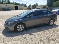 Salvage cars for sale at Knightdale, NC auction: 2013 Honda Civic LX