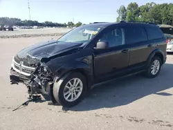 Salvage cars for sale at Dunn, NC auction: 2014 Dodge Journey SXT