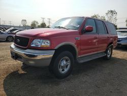 Ford salvage cars for sale: 2002 Ford Expedition Eddie Bauer