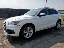 Salvage cars for sale at Woodhaven, MI auction: 2018 Audi Q5 Premium Plus