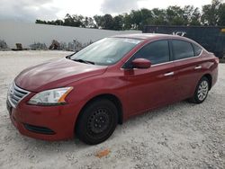 Salvage cars for sale at New Braunfels, TX auction: 2015 Nissan Sentra S