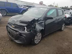 Chevrolet salvage cars for sale: 2018 Chevrolet Spark LS