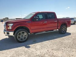 Salvage cars for sale at Andrews, TX auction: 2017 Ford F150 Supercrew