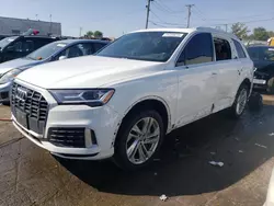 Salvage cars for sale at Chicago Heights, IL auction: 2020 Audi Q7 Premium