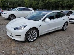 Salvage cars for sale at Austell, GA auction: 2019 Tesla Model 3