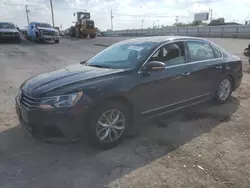 Salvage cars for sale at Oklahoma City, OK auction: 2016 Volkswagen Passat S