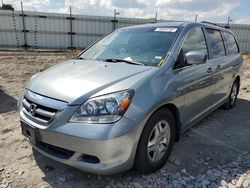 Salvage cars for sale at Cahokia Heights, IL auction: 2007 Honda Odyssey EXL