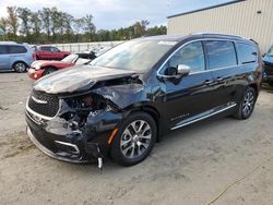 Salvage cars for sale from Copart Spartanburg, SC: 2021 Chrysler Pacifica Hybrid Pinnacle