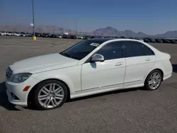 Salvage cars for sale at North Las Vegas, NV auction: 2009 Mercedes-Benz C300