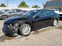 Toyota Camry le salvage cars for sale: 2022 Toyota Camry LE