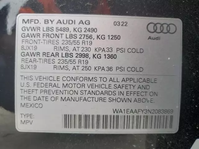 2022 Audi Q5 Premium Plus 45