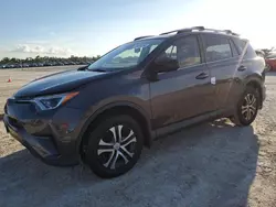 Salvage cars for sale at Arcadia, FL auction: 2017 Toyota Rav4 LE