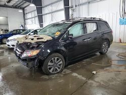 Salvage cars for sale at Ham Lake, MN auction: 2014 Honda Odyssey Touring