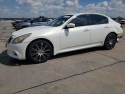 Vehiculos salvage en venta de Copart Grand Prairie, TX: 2010 Infiniti G37