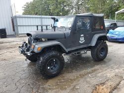 Salvage cars for sale at Austell, GA auction: 1997 Jeep Wrangler / TJ Sport