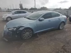 Salvage cars for sale at Miami, FL auction: 2009 Jaguar XF Premium Luxury