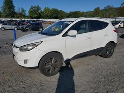 Salvage cars for sale at Grantville, PA auction: 2015 Hyundai Tucson Limited