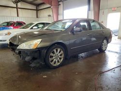 Vehiculos salvage en venta de Copart Lansing, MI: 2007 Honda Accord EX