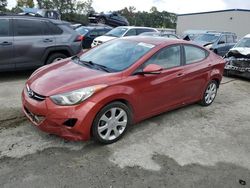 Salvage cars for sale at Spartanburg, SC auction: 2012 Hyundai Elantra GLS