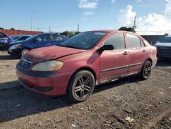 Salvage cars for sale at Homestead, FL auction: 2008 Toyota Corolla CE