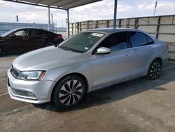 Salvage cars for sale from Copart Anthony, TX: 2016 Volkswagen Jetta Hybrid