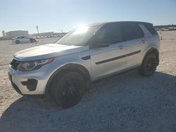 Salvage cars for sale at New Braunfels, TX auction: 2016 Land Rover Discovery Sport SE