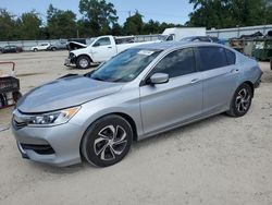 Carros salvage a la venta en subasta: 2017 Honda Accord LX