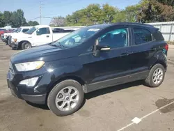 Salvage cars for sale at Moraine, OH auction: 2018 Ford Ecosport SE