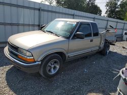 Chevrolet salvage cars for sale: 2001 Chevrolet S Truck S10