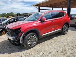 Salvage cars for sale at Tanner, AL auction: 2021 Hyundai Santa FE Limited