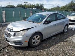 Chevrolet salvage cars for sale: 2015 Chevrolet Cruze LT