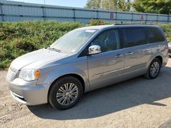 Salvage cars for sale at Davison, MI auction: 2014 Chrysler Town & Country Touring L